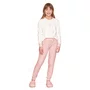 Pijama Jogger Infantil Feminino Poá Bordado Lovely Lua Lua