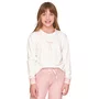 Pijama Jogger Infantil Feminino Poá Bordado Lovely Lua Lua