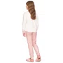 Pijama Jogger Infantil Feminino Poá Bordado Lovely Lua Lua