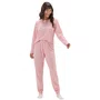 Pijama Jogger Longo Love Poas Rosa Cor Com Amor