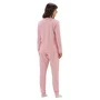 Pijama Jogger Longo Love Poas Rosa Cor Com Amor
