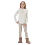 Pijama Kids com Legging Composê Pinguins Fofos Cor com Amor