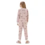 Pijama KIds Malha Rosê Dogs Cor com Amor