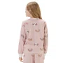 Pijama KIds Malha Rosê Dogs Cor com Amor