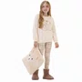 Pijama Kids Moletinho Flanelado Ursos Abraço Cor com Amor