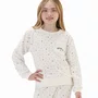 Pijama Kids Moletinho Poás e Corações Cor com Amor