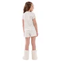 Pijama Kids Shorts Off Urso Polar Cor Com Amor