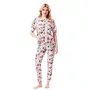 Pijama Legging Laços de Natal Off White Joge