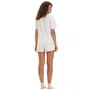 Pijama Listinhas Veleiros Azul Branco Cor Com Amor