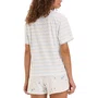 Pijama Listinhas Veleiros Azul Branco Cor Com Amor