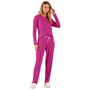 Pijama Longo Canelado Comfy Pink Cor Com Amor