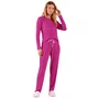 Pijama Longo Canelado Comfy Pink Cor Com Amor