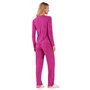 Pijama Longo Canelado Comfy Pink Cor Com Amor