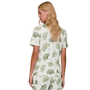 Pijama Longo Casual Flora Verde Lua Lua