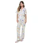 Pijama Longo e Manga Curta Citrino Itália Miss Victtoria