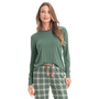 Pijama Longo Enjoy Verde Xadrez Daniela Tombini