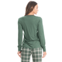 Pijama Longo Enjoy Verde Xadrez Daniela Tombini