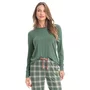 Pijama Longo Enjoy Verde Xadrez Daniela Tombini