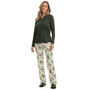 Pijama Longo Figueira Verde Oliva Daniela Tombini