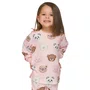 Pijama Longo Infantil Baby Girl Bearmily Love Lua Lua