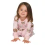 Pijama Longo Infantil Baby Girl Bearmily Love Lua Lua
