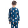 Pijama Longo Infantil Jogger Lyla Ski Azul Marinho Daniela Tombini