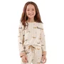 Pijama Longo Infantil Listras Salcichinhas Cor Com Amor