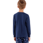 Pijama Longo Infantil Menino Marinho Fun Cor Com Amor
