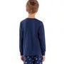 Pijama Longo Infantil Menino Marinho Fun Cor Com Amor
