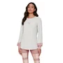 Pijama Longo Legging Rosa Delicacy Lua Lua