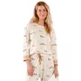 Pijama Longo Listras Salcichinhas Cor Com Amor
