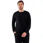 Pijama Longo Masculino Basic Preto Cor Com AMor