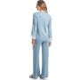 Pijama Longo Paula Wide Azul Claro Daniela Tombini