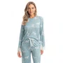 Pijama Longo Wide Angelina Azul Claro Daniela Tombini