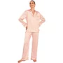 Pijama Manga Longa Cetim Rosa Revedenfant