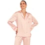 Pijama Manga Longa Cetim Rosa Revedenfant
