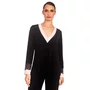 Pijama Manga Longa Preto Renda Revedenfant