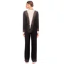 Pijama Manga Longa Preto Renda Revedenfant