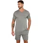 Pijama Masculino Curto Poliamida Cinza Up Man
