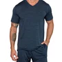 Pijama Masculino Curto Poliamida Marinho Up Man