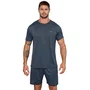 Pijama Masculino Curto Poliamida Mescla Preto Up Man