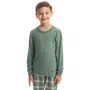 Pijama Masculino Infantil Longo Enjoy Verde Tombini