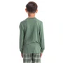 Pijama Masculino Infantil Longo Enjoy Verde Tombini