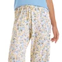 Pijama Pantacourt Azul Floral Cor Com Amor