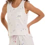 Pijama Regata Branco Veleiros Aquarela Cor Com Amor