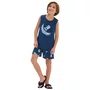 Pijama Regata Infantil Menino Espaço Navy Cor Com Amor