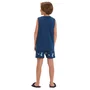 Pijama Regata Infantil Menino Espaço Navy Cor Com Amor