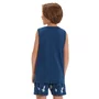 Pijama Regata Infantil Menino Espaço Navy Cor Com Amor