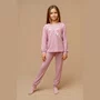 Pijama Teen Melange Borboleta Rosa Dedeka