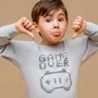 Pijama Teen Melange Cinza Game Dedeka